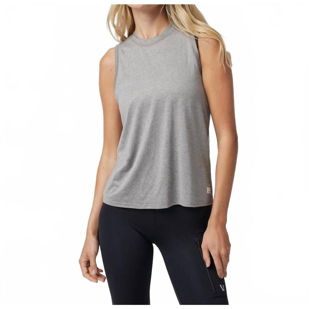 NEW VUORI energy top in heather grey